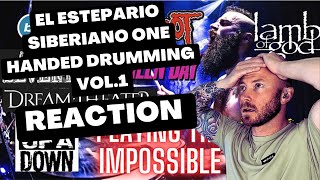 Drummer Reacts To  EL ESTEPARIO SIBERIANO ONE HANDED DRUMMING VOL1 FIRST TIME HEARING Reaction [upl. by Arayc]