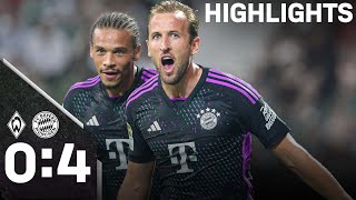 Kane makes perfect debut  Werder Bremen vs FC Bayern 04  Bundesliga Highlights [upl. by Allesiram210]