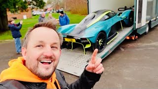 Its Here The Aston Martin Valkyrie  Bicester Heritage Sunday Scramble [upl. by Bourque]