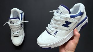 HOW TO LACE NEW BALANCE 550 LOOSELY THE BEST WAY [upl. by Ynot780]