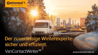 VanContact Winter  Winterreifen von Continental [upl. by Aklog]