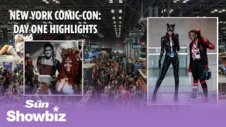 NYC Comic Con highlights Latexclad catwoman and the inspiring origins of cosplay [upl. by Eisserc578]