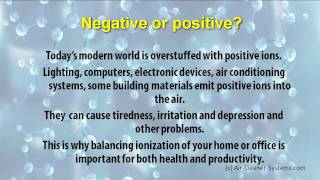 Negative Ions  How Do Neg Ions Influence Our Health [upl. by Talya]