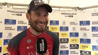 Filippo Ganna  Interview before ParisRoubaix 2023 [upl. by Malha]