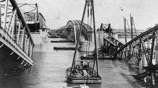 De brug bij zaltbommel vanaf de opening in 1933 tot de sloop in 2006 [upl. by Ruelu]