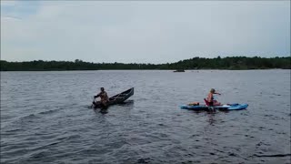 Camping Fishing Whitson Lake Ontario [upl. by Adiuqram460]