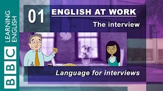 How to prepare for an interview  01  English at Work has the answers [upl. by Rosena82]