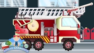 Camion de pompier Pipo et sa dépanneuse  Dessin animé en français comme Minecraft [upl. by Henryson]