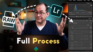 10STEP LIGHTROOM RAW IMAGE PROCESSING start to finish [upl. by Dine]