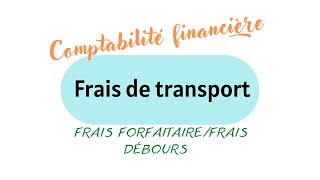 les frais de transport  forfaitairedébours ابسط شرح واسرع فهم الدرس بالفرنسية والشرح بالدارجة [upl. by Clayson]