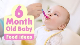 Food Ideas for 6 Months Old Baby [upl. by Notkcorb307]