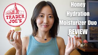 Trader Joes Honey Hydration Moisturizer Duo Review  Cheril issa [upl. by Elizabeth]