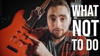 10 COMMON MISTAKES Beginner Guitarists Make [upl. by Lugar]