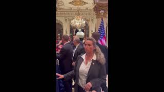 PresidentElect Trump Makes Triumphant Return to MaraLago [upl. by Lrigybab]