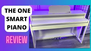 The ONE Smart Piano Review 🎹 With Lighted Piano Keys and Smart Piano App [upl. by Akerdnahs]