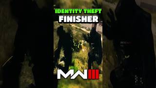 MW3  Identity Theft Blackcell Finishing Move 🔥 Season 4 [upl. by Dewees]