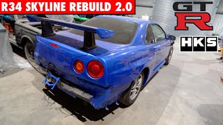 Lets REBUILD the R34 Skyline AGAIN  VLOG 18 [upl. by Mahalia455]