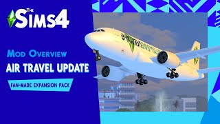 Sims 4  Mod Review  Flying with Planes [upl. by Kern]