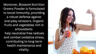 Essential Nutrition Unveiled Blossom Greens Powder Explained [upl. by Smail813]