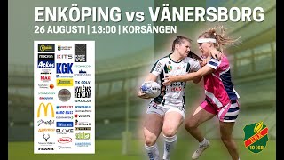 Enköping  Vänersborg Dam Allsvenskan [upl. by Leahcim]