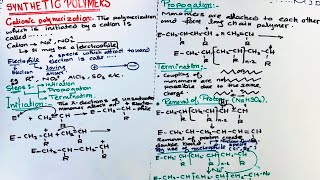 Synthetic polymers  Classification of polymers  MSc and BS chemistry lectures [upl. by Aihc]