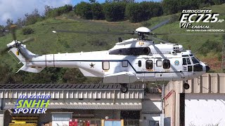 HELICÓPTERO PRESIDENCIAL do BRASIL  Eurocopter EC725AP VIP CARACAL VH36 FAB8506 em Itajubá MG [upl. by Adneral]