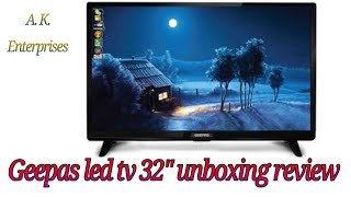 Geepas led tv 32quot inch review led geepas Akumar Vlogs [upl. by Sergei]