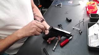 Glock overtravel stop adjustment EDUCATION ONLY [upl. by Nafri]