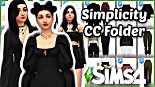 Simpliciaty CC Folder  Sim Download  8GB ✨  Townie Makeover  The Sims 4 [upl. by Sager244]