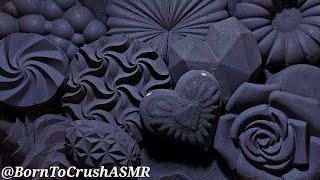 ASMR Black Baking Soda Crush  Mass Crush  Satisfying  ASMR Baking Soda [upl. by Anitnelav]