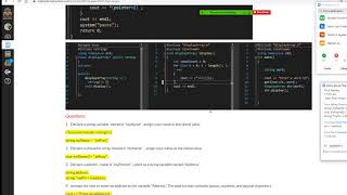 C CString and String class Library functions Create your own string classes Final Review 13 [upl. by Joye]