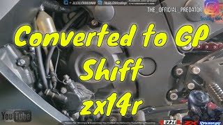 DIY Lost episode Converted over to GP Shift on my zx14r r [upl. by Enilrahc]