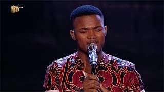 Idols SA Season 12  Top 3  Thami Make You Feel My Love [upl. by Valenba]