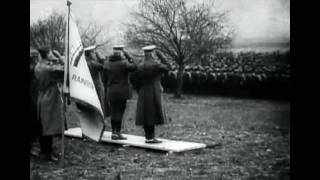 Inauguration du monument dédié à la 42e div quotRainbowquot US à FèreenTardenois [upl. by Hege501]