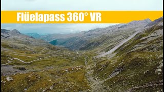 Insta360 X3 VR  Flüelapass mit dem Motorrad [upl. by Ettevroc]