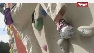 Klettern lernen amp Klettertechnik Heel Hook amp Toe Hook 🏔 [upl. by Morrie850]