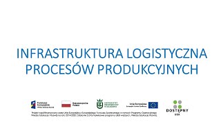 INFRASTRUKTURA LOGISTYCZNA PROCESÓW PRODUKCYJNYCH [upl. by Jonny473]