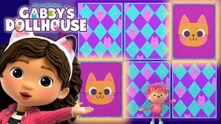 Can You Match the Cards Memory Game for Kids  GABBYS DOLLHOUSE  Netflix [upl. by Bethezel]