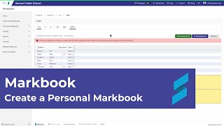 Markbook  How to Create a Personal Markbook [upl. by Aniakudo916]