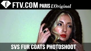 SVS Fur Coats Backstage photo shoot by Ferdo M  FashionTV [upl. by Halullat]