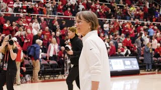 Stanford womens basketball coach 2 wins away from making NCAA history [upl. by Haral]