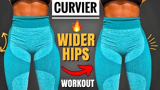 How I got curvier wider hips my hip transformation tips for results  Intense workout [upl. by Fabriane376]