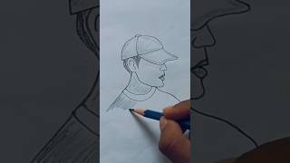 Easy Boy Drawing ✍️ pencildrawing art shortsfeed easyarts trending [upl. by Bonacci]