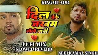 Dil deke jakham lele bani Neelkamal Singh sad Song Bhojpuri gana slowed reverb Lufi mix king of adr [upl. by Falk]