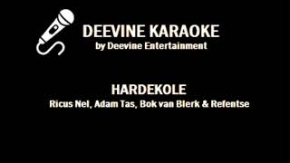 Ricus Nel amp Friends  Hardekole Karaoke Version Lyrics  Soft Backing Vocals [upl. by Race]