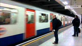 Old Blackfriars Station District Line Train London Underground Tube [upl. by Iraj]