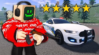 JE FUME TOUS LES POLICIERS QUE JE VOIS je suis trop fort ROBLOX FR [upl. by Player274]