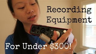 Recording Studio Setup for UNDER 300  Setup amp How To  MXL 770 Scarlett Focusrite 2i2 etc [upl. by Nancie]