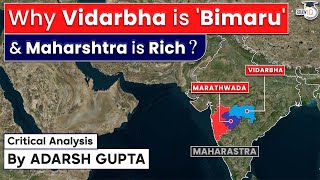 Why Vidarbha amp Marathwada are facing Water Crisis Analysis By Adarsh Gupta  UPSC GS1 Climatology [upl. by Middlesworth854]