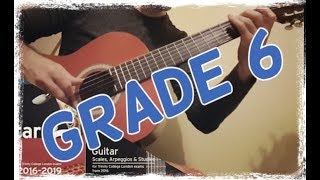 Grade 6 Classical Guitar Trinity College London 3 Pieces and All ScalesArpeggios [upl. by Livvi]